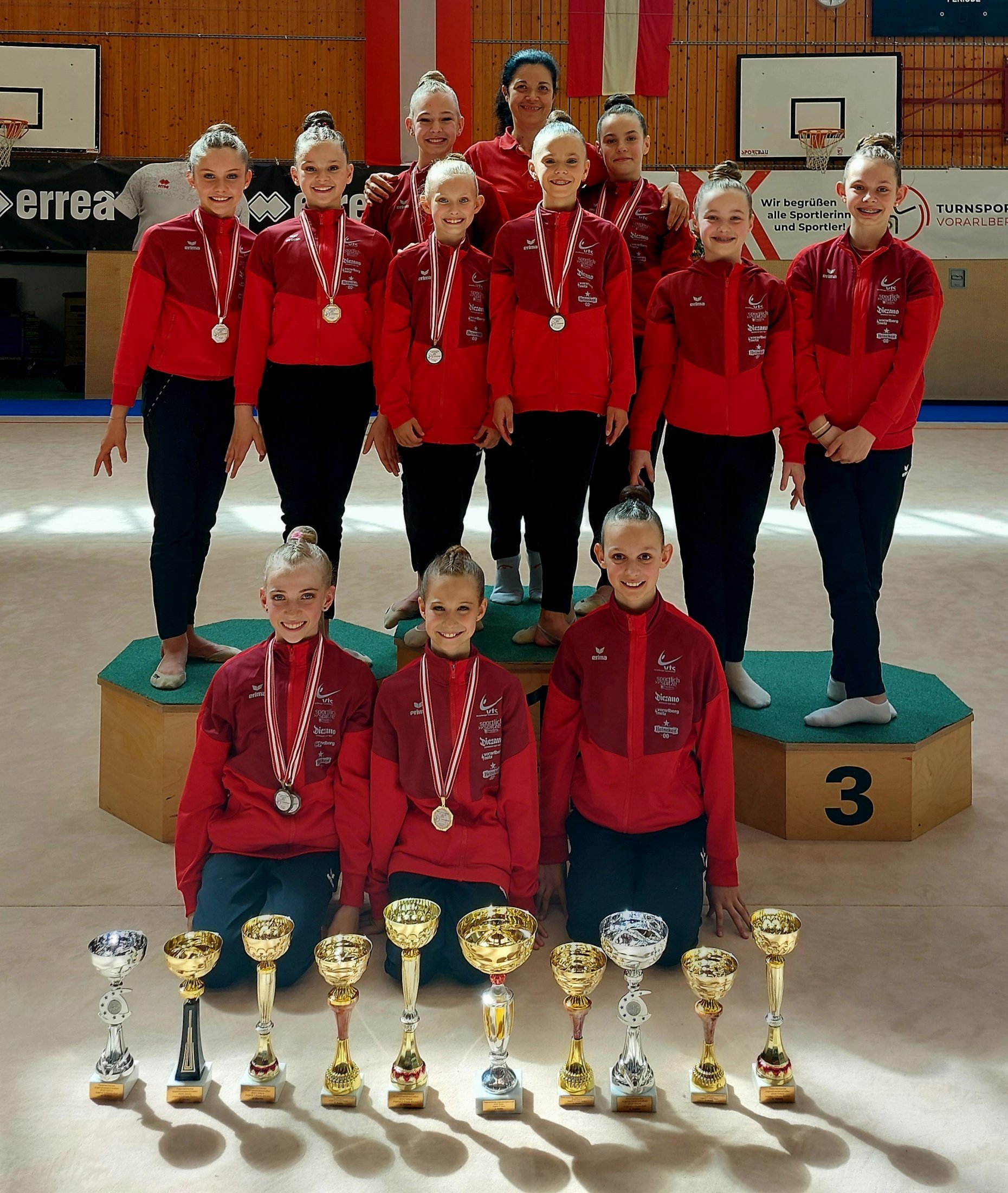 6 Medaillen für Vorarlbergs Nachwuchs Gymnastinnen